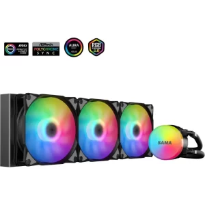 SAMA SL360 RGB Liquid Cooler – black