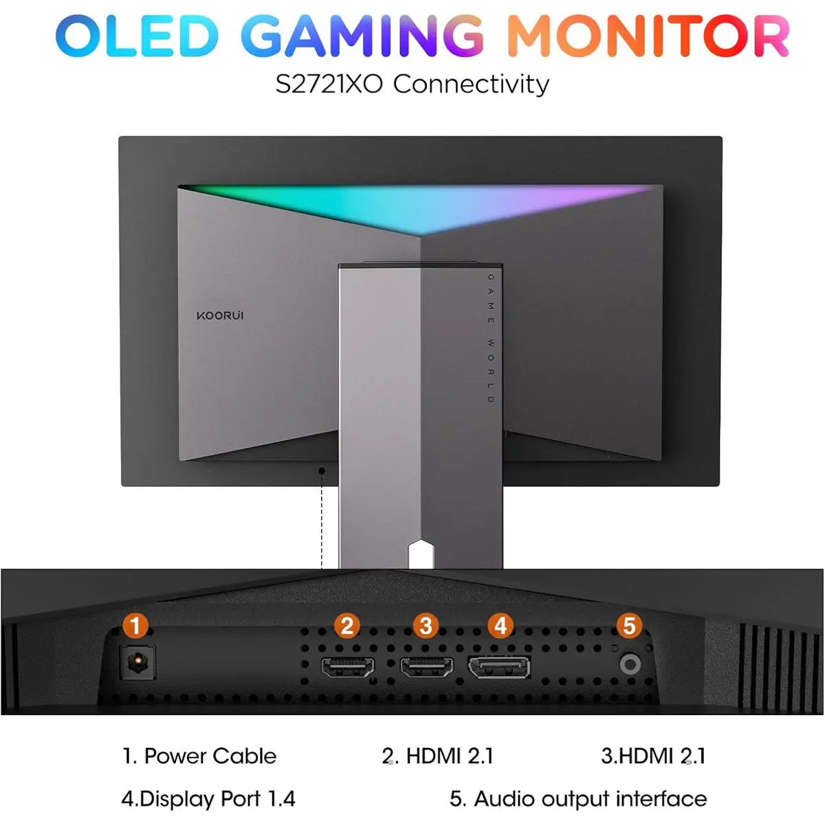 Koorui S2721XO 32" 240Hz OLED Gaming Monitor - Image 7