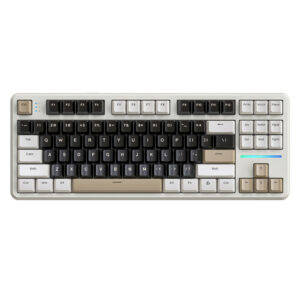 ATTACK SHARK X87 Mechanical Keyboard - cheese white
