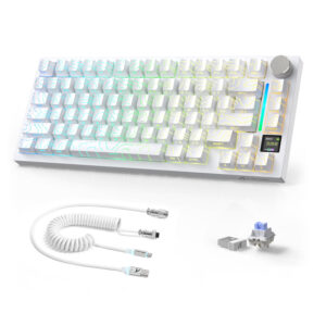 ATTACK SHARK X820ULTRA Mechanical Keyboard - white contour