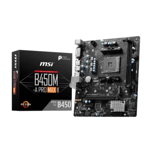 MSI B450M-A PRO MAX II DDR4 Motherboard