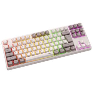 meetion mk14 tkl triple-mode wireless rgb mechanical keyboard-white