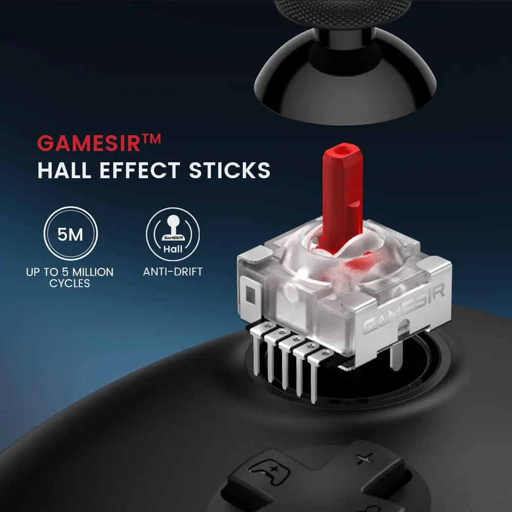 GameSir G7 HE Xbox Wired Controller - Translucent Black - Image 4