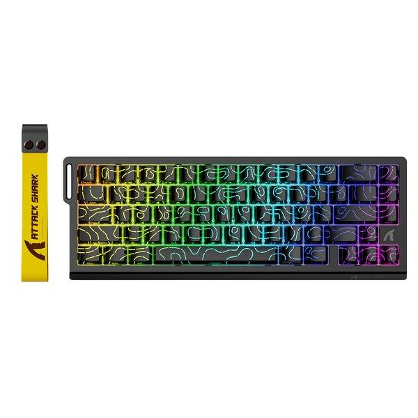 Attack Shark X68 60% HE Keyboard - Black - Magnetic Switch