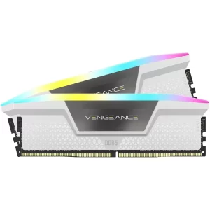 Corsair Vengeance RGB 32GB (2x16GB) 6000MHz C36 DDR5 DRAM Memory Kit - white