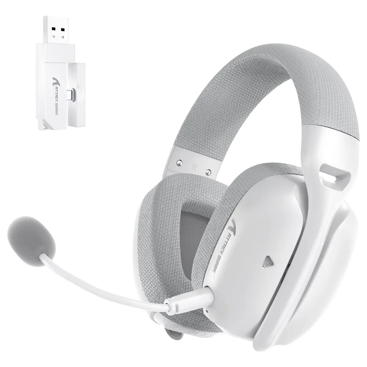 Attack Shark L80 PRO Wireless Gaming Headset - White