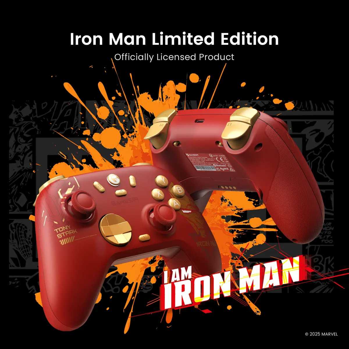 GameSir Nova 2 Lite Multiplatform Controller - Iron Man Limited Edition - Image 2