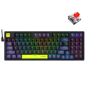 E-Yooso Z-94 Mechanical Wired Keyboard – Blue & Black