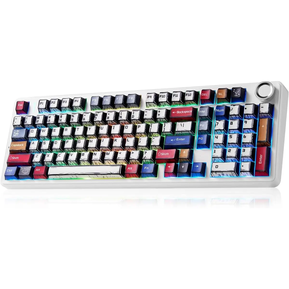 Aula F99 PRO Wireless mechanical Keyboard - comic