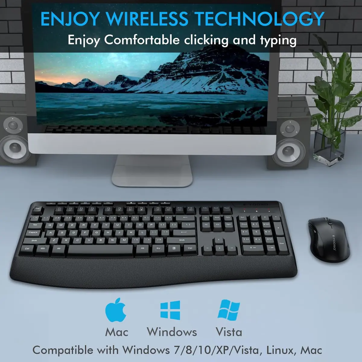 E-Yooso Z787 Wireless Keyboard and Mouse Combo - Image 4