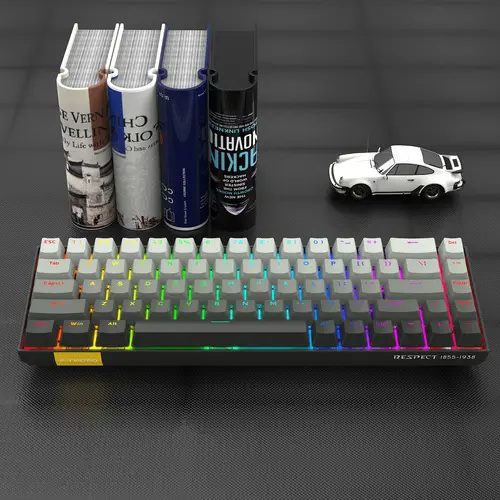 E-Yooso HZ-68 Mechanical gaming Keyboard - Gradient Gray - Image 5