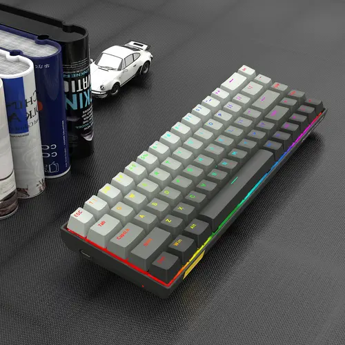 E-Yooso HZ-68 Mechanical gaming Keyboard - Gradient Gray - Image 3
