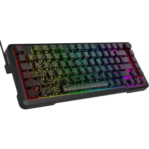 E-Yooso Z82 75% Wired Mechanical Gaming Keyboard - black contour