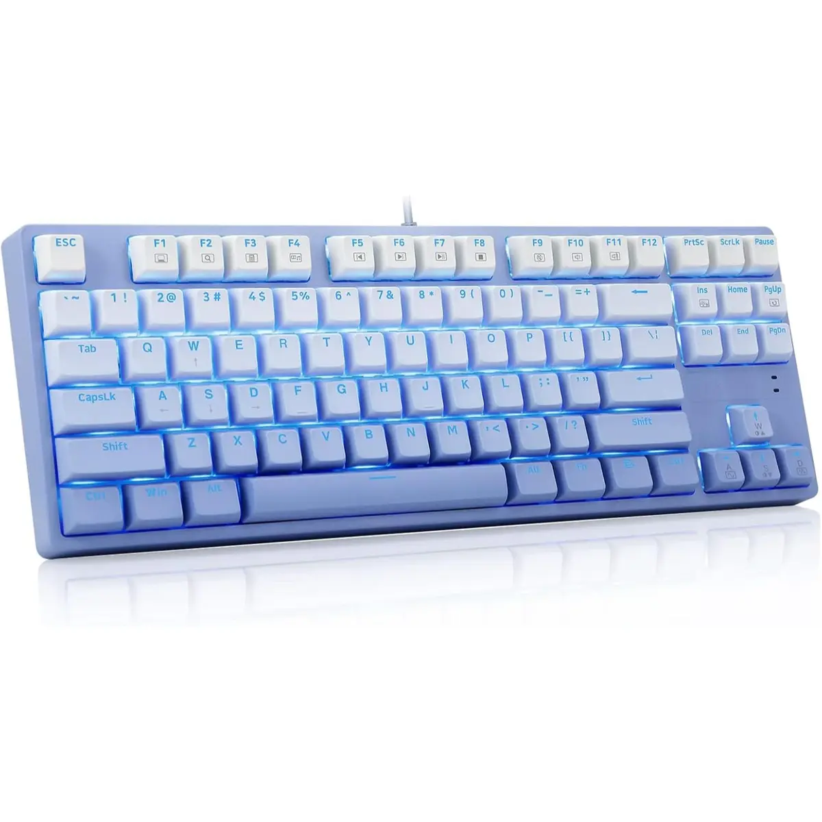 E-Yooso Z87 Wired Mechanical Gaming Keyboard - gradient blue