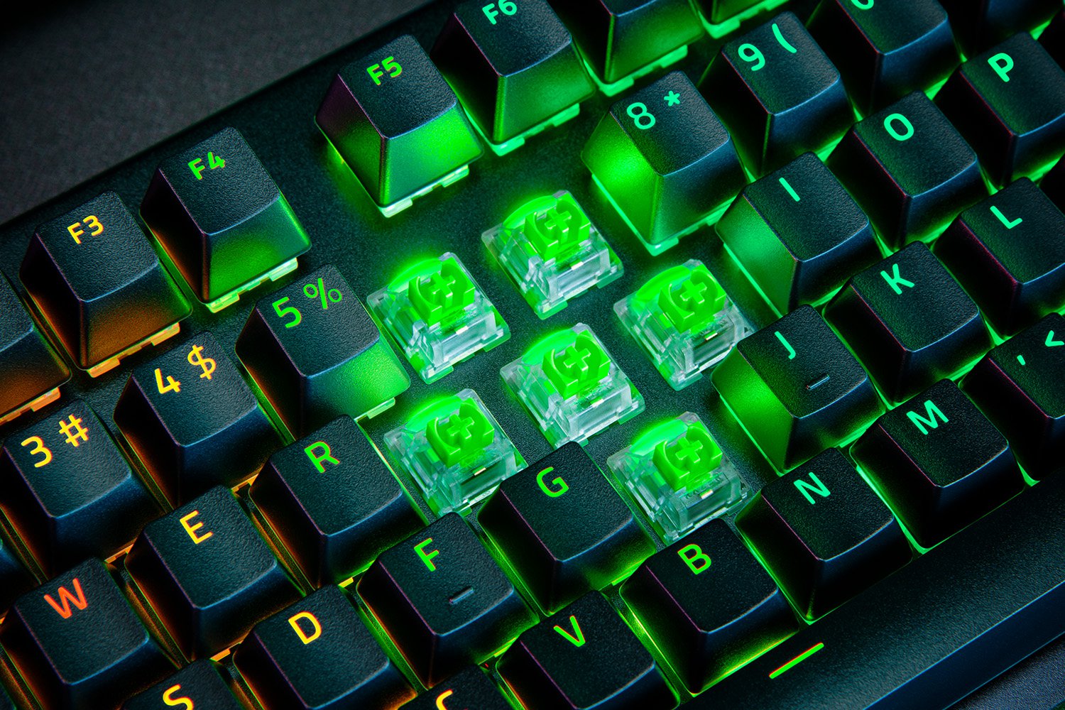 Razer BlackWidow V4 X RGB Mechanical Gaming Keyboard - Green Switches - Image 5