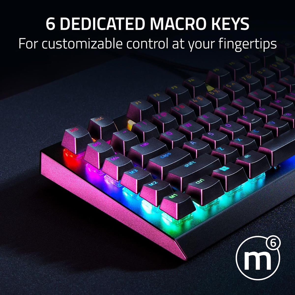 Razer BlackWidow V4 X RGB Mechanical Gaming Keyboard - Green Switches - Image 4