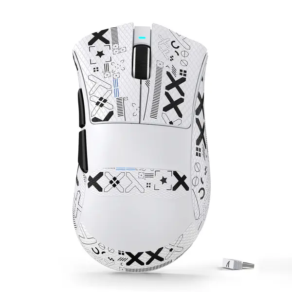 ATTACK SHARK V3 WIRELESS GAMING MOUSE - WHITE