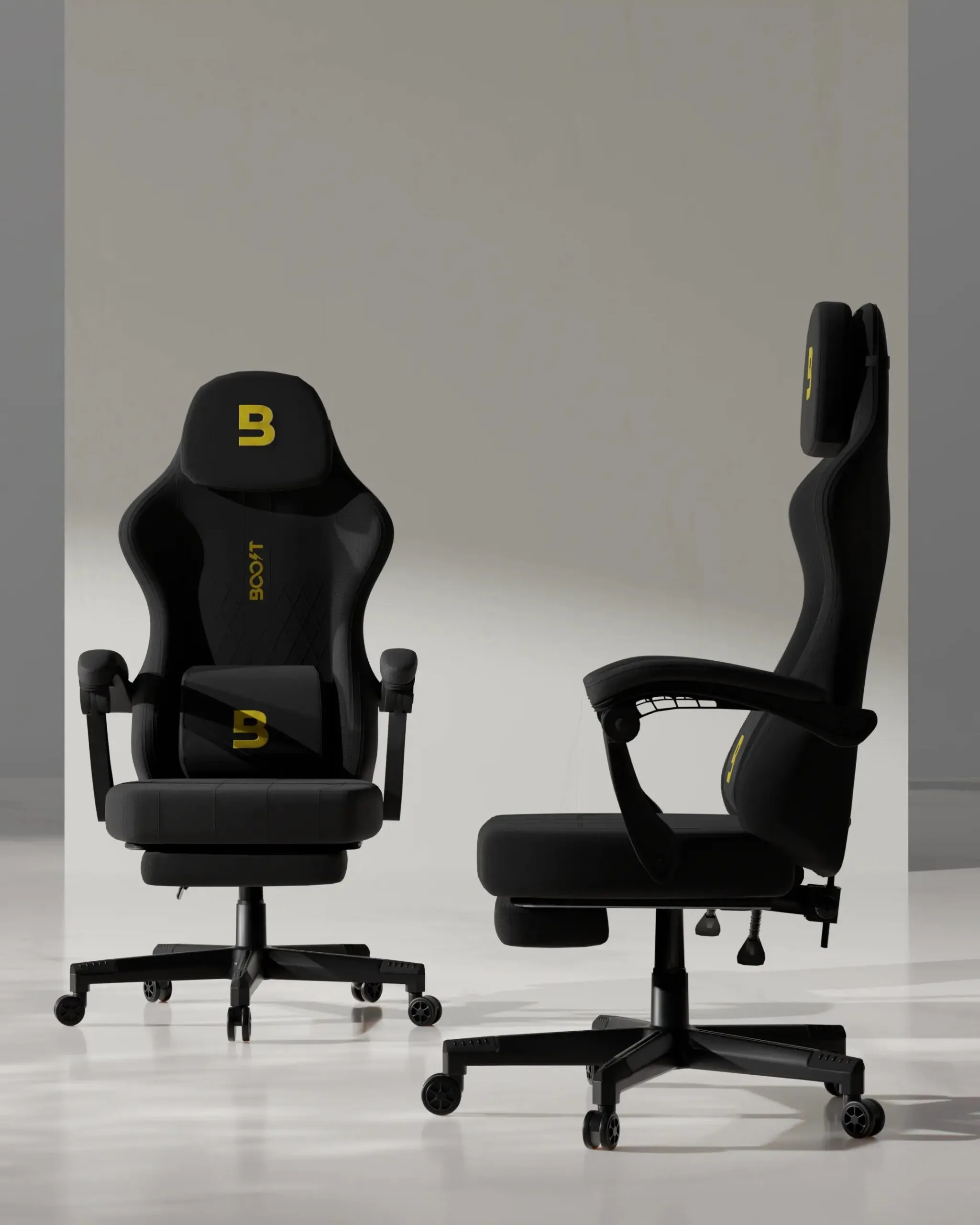 Boost Surge Pro Ergonomic Chair with Footrest - black - Image 2