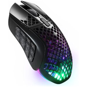 steelseries aerox 9 wireless rgb gaming mouse - black