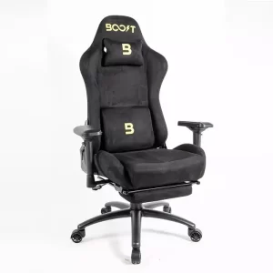 Boost Dominion Ergonomic Gaming Chair with Footrest - black