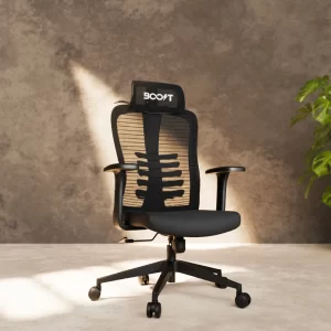 Boost Momentum Ergonomic Mesh Chair - Black