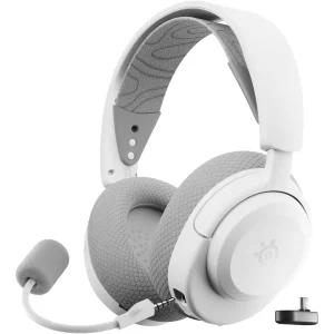 steelseries arctis nova 3p wireless playstation gaming headphone - white